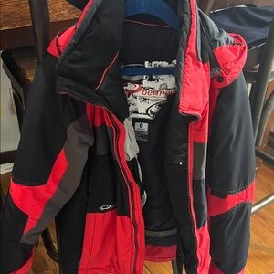Obermeyer Red and Black Winter Jacket